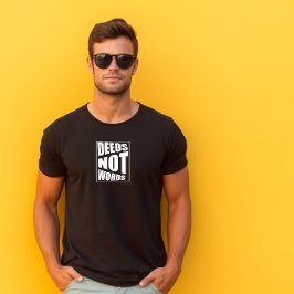 Zitatsurkunde nicht Worte T - Shirt des Vaters