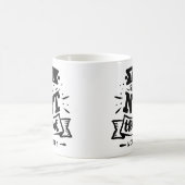 Zitattypografie-Design mit Behutsamkeit Kaffeetasse (Mittel)