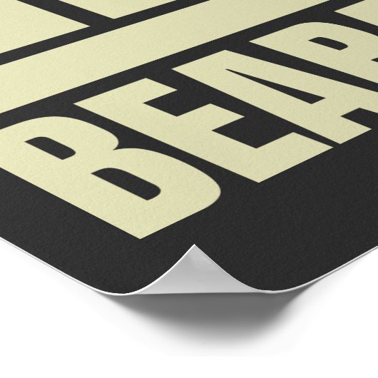 Zitattypografie | Funny Sarcasm Poster (Ecke)