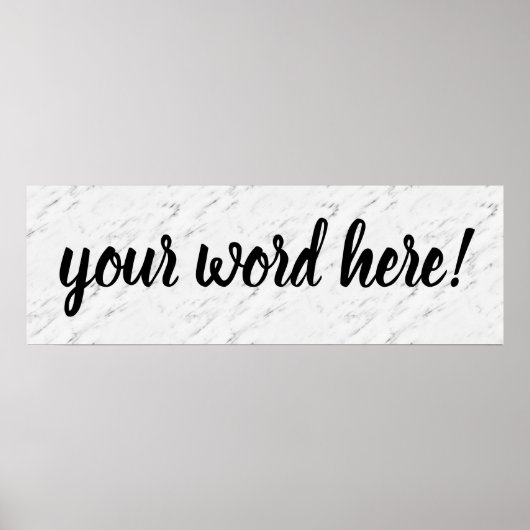 Zitatwort des Jahres Poster (Vorne)