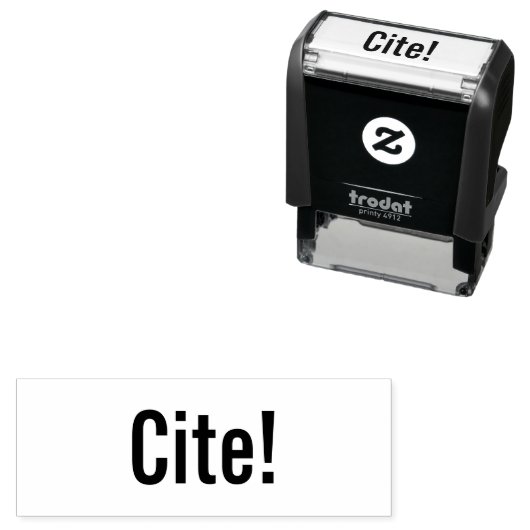 zitieren! Feedback von Lehrern zum Schreiben von S Permastempel (Beispiel)