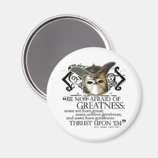 Zitieren für die Nacht Magnet (Vorderseite/Rückseite)