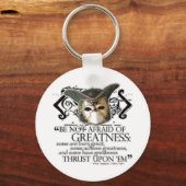 Zitieren für die Nacht Schlüsselanhänger (Vorderseite)