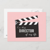 Zitieren Sie auf dem Leben, Direktor Action Board, Postkarte (Vorne/Hinten)