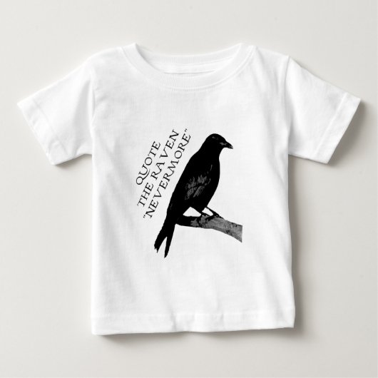 Zitieren Sie den Raben Baby T-shirt (Vorderseite)