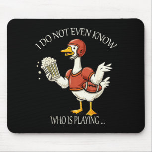 Zitierendes Vintage-Sport-Meme Lazy-Fan-Spiel-Humo Mousepad