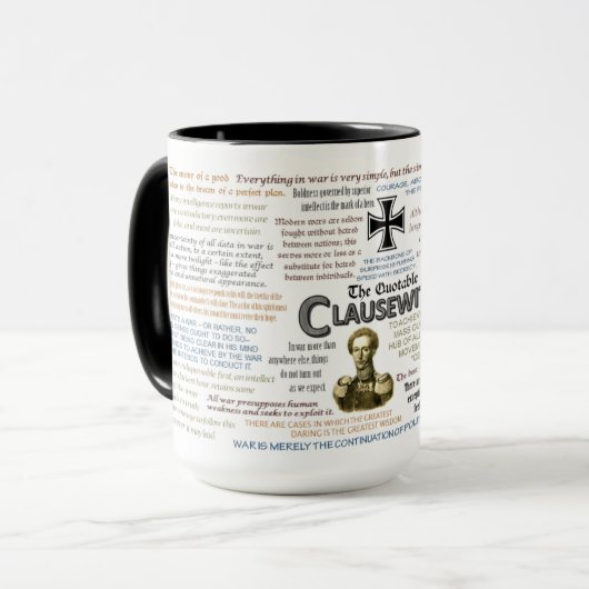 Zitierfähige Clausewitz Tasse (Vorderseite Links)