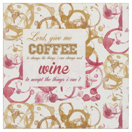 Zitierfähiges Gewebe des Weins und des Kaffees Stoff