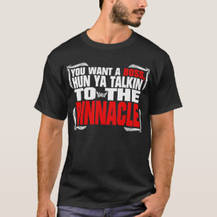 Zitierfähiges T-ShirtPinnacleschwarzes T-Shirt