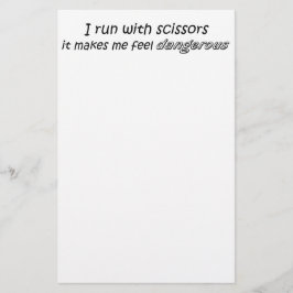 Zitiert stationärer Neuheitswitz der lustigen Briefpapier