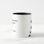 Zitierte tierärztliche Tasse (Zentrum)