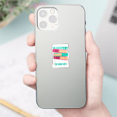 Zitierte verbotene Bücher Aufkleber (Telefon)