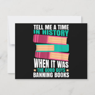 Zitierte verbotene Bücher Dankeskarte