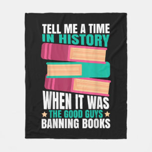 Zitierte verbotene Bücher Fleecedecke