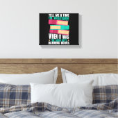 Zitierte verbotene Bücher Leinwanddruck (Insitu (Schlafzimmer))