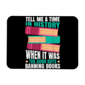 Zitierte verbotene Bücher Magnet (Horizontal)
