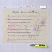 Zitrone auf dem Wildblume-Gewebepapier des Berges Seidenpapier (Handwerk)