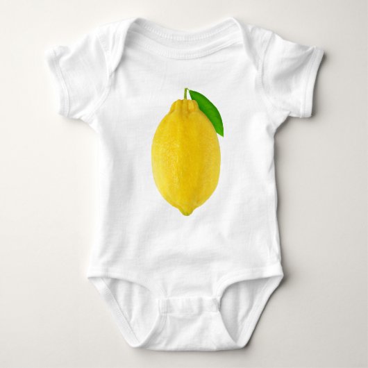 Zitrone Baby Strampler (Vorderseite)
