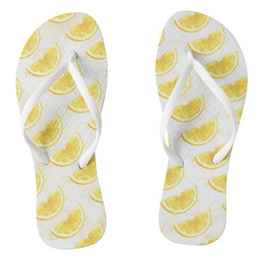 Zitrone Badesandalen (Fußbett)