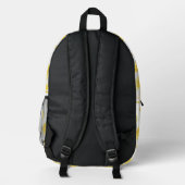 Zitrone Bedruckter Rucksack (Rückseite)