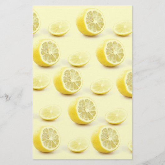 Zitrone Briefpapier (Vorderseite)