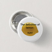 Zitrone Button (Vorne & Hinten)