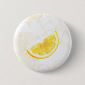 Zitrone Button (Vorderseite)