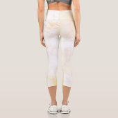 Zitrone Capri Leggings (Rückseite)