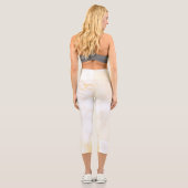Zitrone Capri Leggings (Rückseite)