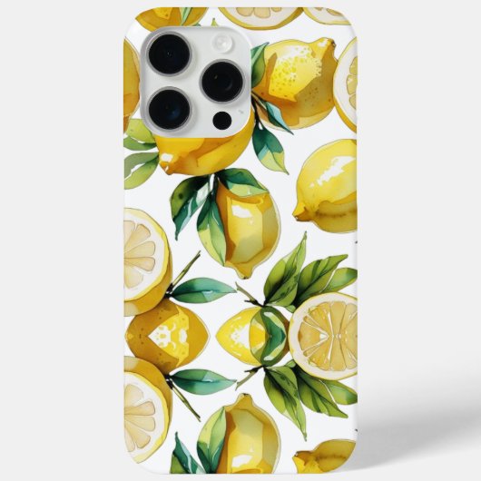 Zitrone Case-Mate iPhone Hülle (Rückseite)