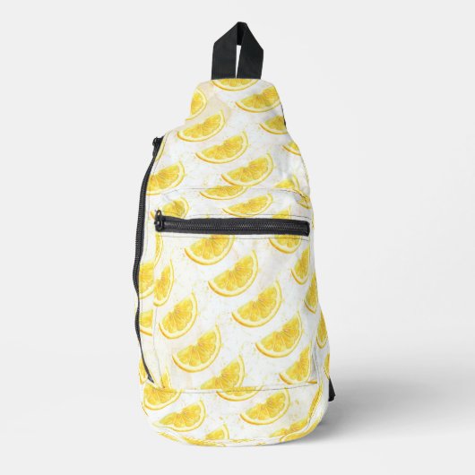 Zitrone Crossbody Bag (Vorderseite)