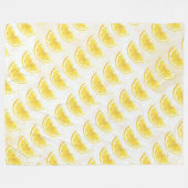Zitrone Fleecedecke (Vorderseite (Horizontal))