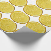 Zitrone Geschenkpapier (Ecke)
