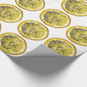 Zitrone Geschenkpapier (Ecke)