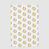 Zitrone Golfhandtuch (Vorderseite)
