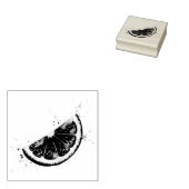 Zitrone Gummistempel (Stempel)