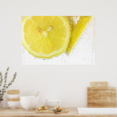 Zitrone in Wasser Poster (Küche)