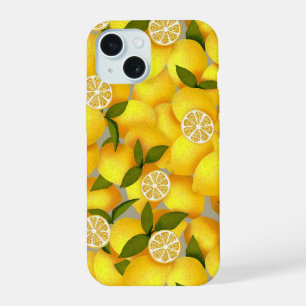 Zitrone iPhone 15 Hülle