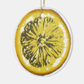 Zitrone Keramik Ornament (Links)