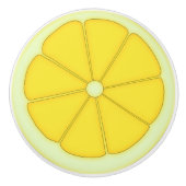 Zitrone Keramikknauf (Vorderseite)
