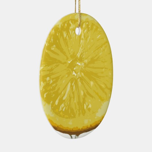 Zitrone Keramikornament (Rechts)