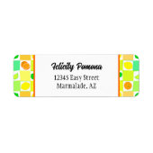 Zitrone, Limones Orange Citrus Fruchtmuster bearbe (Vorne)