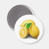 Zitrone Magnet (Vorderseite/Rückseite)