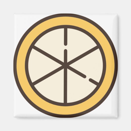 Zitrone Magnet (Vorne)