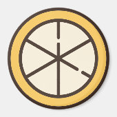 Zitrone Magnet (Vorne)