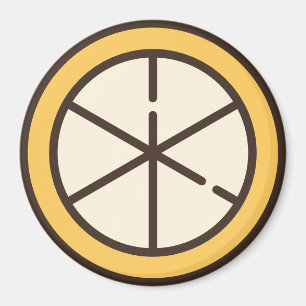 Zitrone Magnet