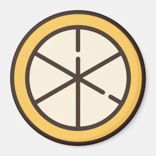 Zitrone Magnet (Vorne)