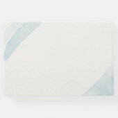 Zitrone mit blauen Blätter botanische Abbildung Gästebuch (Rückseite)