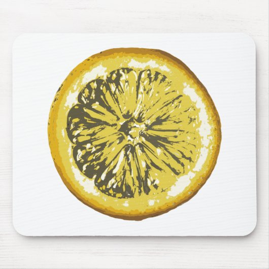 Zitrone Mousepad (Vorne)