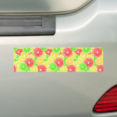 Zitrone, Orange, Grapefruit und Limone Scheiben Autoaufkleber (Auf Auto)